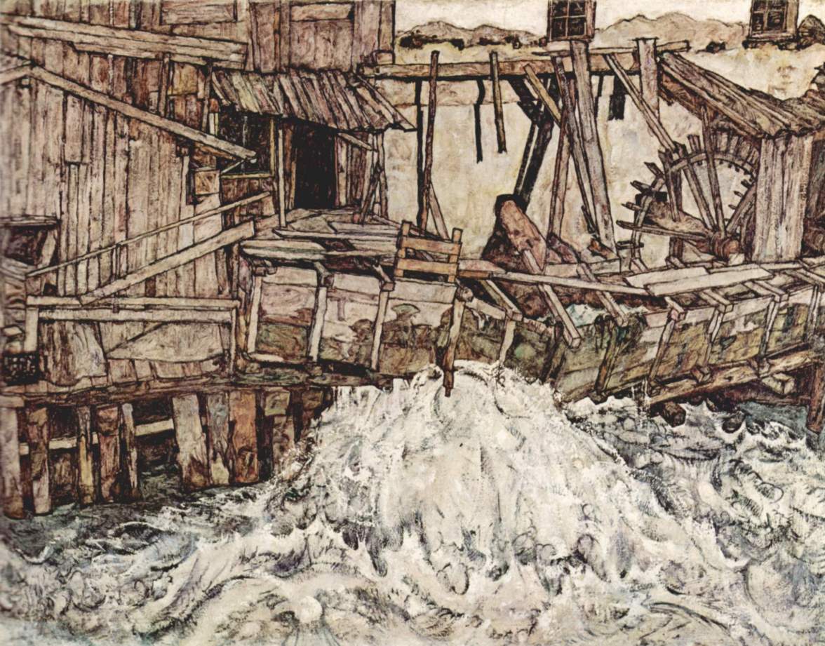 Egon Schiele - Il vecchio mulino